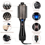 One Step Hair Dryer Brush and Styler Volumizer (Black / 2.3" Oval Barrel)