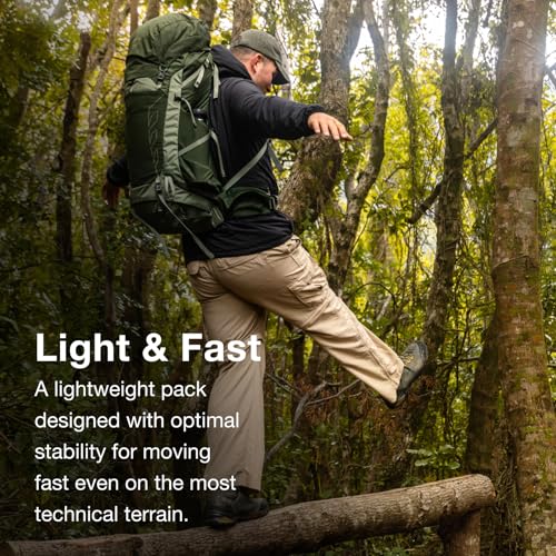 Talon 44L Men's Lightweight Hiking Backpack (Large-X-Large / Green Canopy/Pine Leaf)