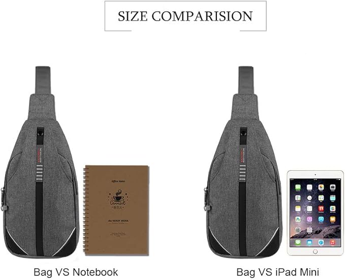 WATERFLY Small Crossbody Sling Backpack Anti Theft Backpack - Image 7