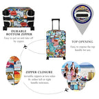 Luggage Cover Fits 23 (M / Statue of Liberty)
