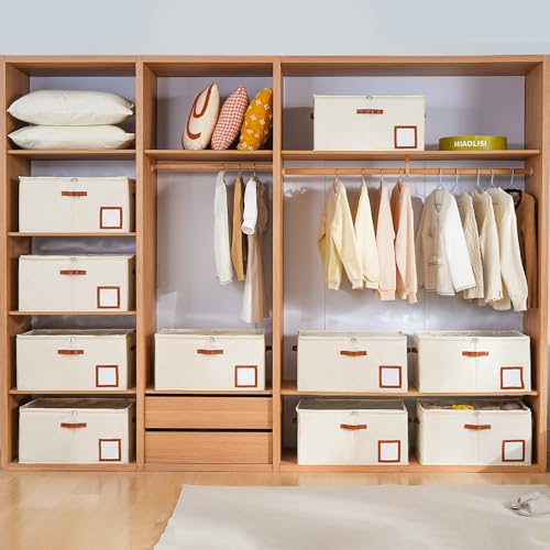 1 Pack Shoe Organizer for Closet (Beige)