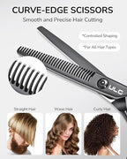 Seamless Thinning Shears (Matte Black Seamless Shears)