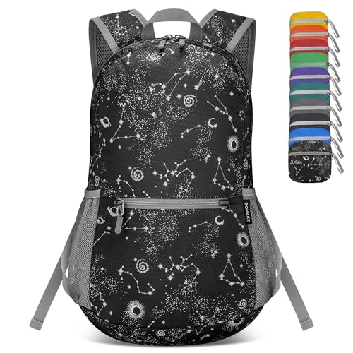 Lightweight Packable Backpack (20L / D-starry Pattern)