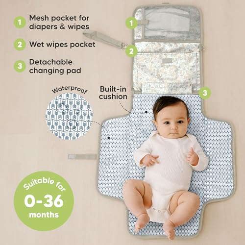 Portable Diaper Changing Pad (Prairie)