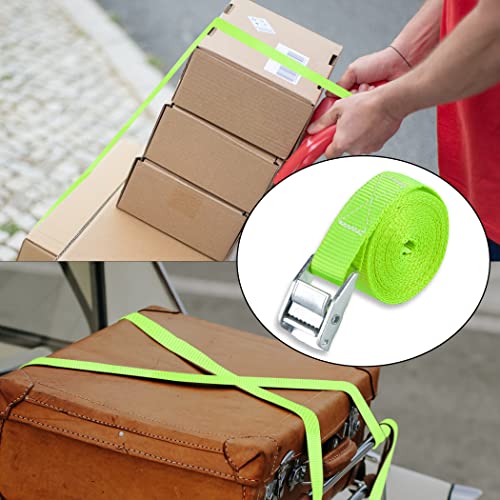 1" x 12 ft Lashing Straps (6 PK / Green)