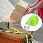 1" x 12 ft Lashing Straps (6 PK / Green)