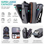Carry on Backpack Airline Approved for Men (Grey-a50l)