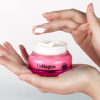 Collagen Face Cream Moisturizer, 66% Collagen Content, Hydrating & Firming, PDRN + Vitamin Capsule Cream, Korean Skincare, 50ml