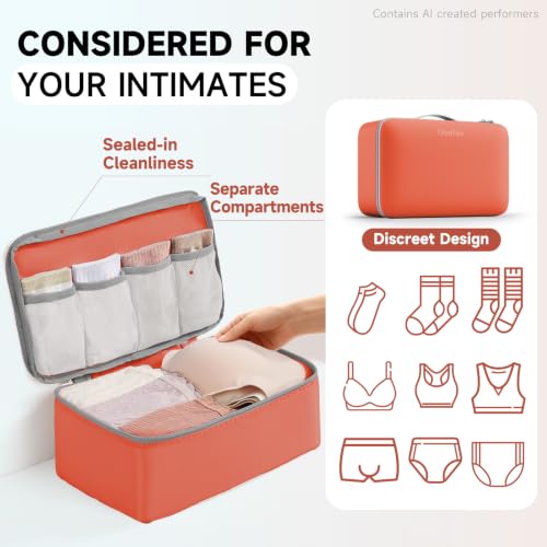 Packing Cubes for Travel (17 Orange)