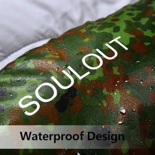 3 4 Season Sleeping Bag for Adults & Teens (Camouflage / 87*33)
