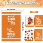 Fall Football Kitchen Towels 4 PCS