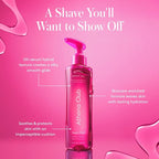 Women's Razor Shave Kit, 1 Rose Razor Handle + 6 Blade Refills + Super Pink - Image 4