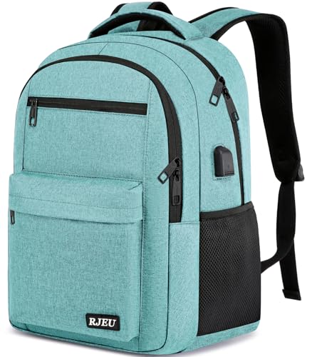 School Backpack for Teen Girls & College Students (Teal / 15.6 inch)