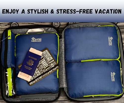 Compression Packing Cubes Set (Deep Blue / 6Piece)