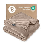 Fleece Blanket Luxury Microplush (Twin/Twin XL / 23 - Taupe)