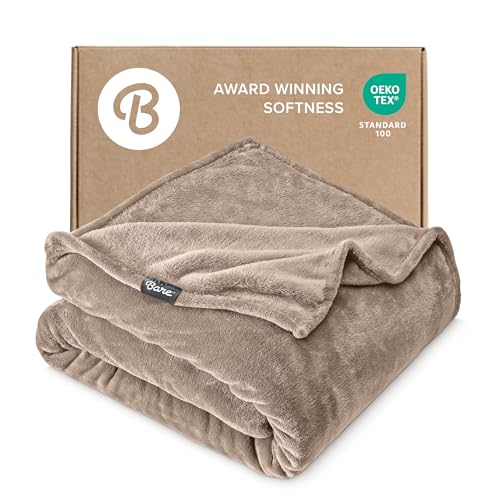 Fleece Blanket Luxury Microplush (Twin/Twin XL / 23 - Taupe)