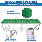 8 Foot Portable Beer Pong (8-Feet / Football)