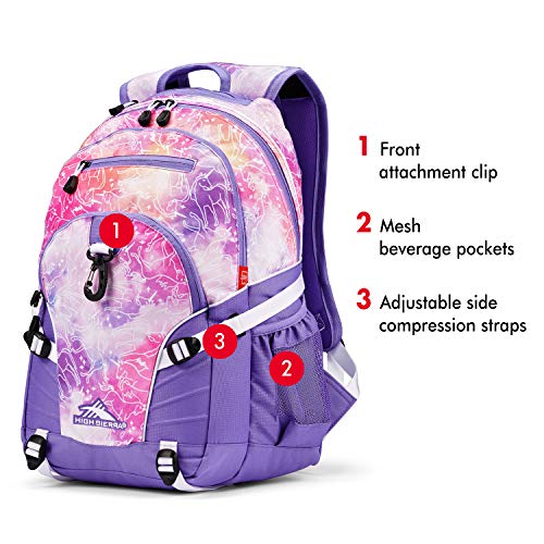 Loop Backpack (One Size / Unicorn Clouds/Lavender/White)
