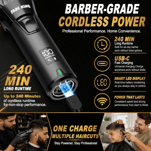 Hair Clippers for Men (Black)