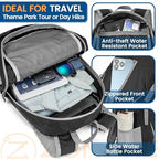 Lightweight Packable Backpack 25L (25L / Black B)