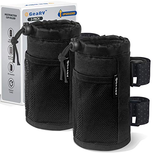 2Pack Cup Holder for Bike (Black)