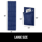 GORILLA GRIP Over the Door Shoe Organizer, 24 Large Breathable Mesh Pockets - Image 6