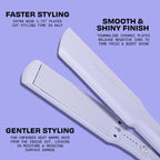 Flat Iron Hair Straightener (Lavender / 1.75 Inch)
