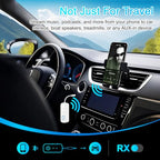 Premium Pro Bluetooth 5.4 Transmitter Receiver (White)