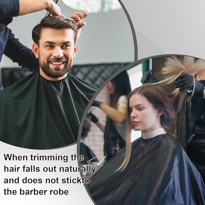 Professional Barber Cape Barber Cape for Men/Women Hair Cape with Adjustable Neckline Salon Cape for Hair Cutting Tools Barber Supplies Accessories