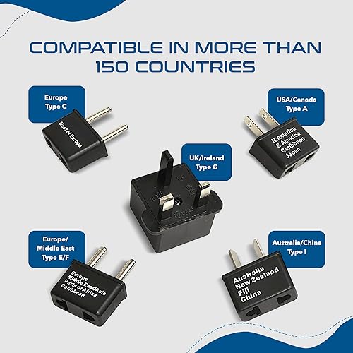 Universal Travel Adapter (Black)
