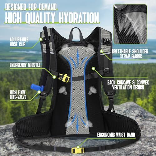 Hydration Backpack (Black)