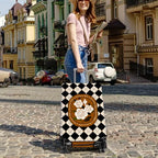 Travel Luggage Cover Suitcase Protector Fits 18 (Square-1 / S(18-20in))
