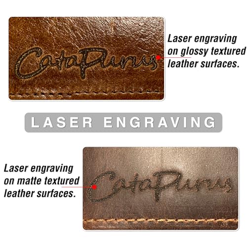 Top Grain Leather Text Custom Electronic Organizer Zipper Bag Tech Pouch (【text Customized】- Laser Engraving / Electronic Storage Case - Sturdy Handmade)