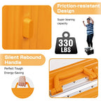 Luggage PC+ABS Aluminum Frame Zipperless Checked Luggage Hard Shell Suitcase with TSA Lock Double Spinner Wheels 24 Inch Orange (Orange / 24-inch(upgraded Tsa Lock))