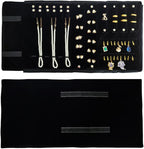 Velvet Travel Jewelry Case Roll Bag Organizer - Image 8
