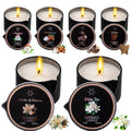 6 Pack Low Temperature Massage Oil Candle Set
