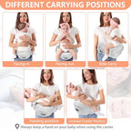 Baby Hip Carrier (Light Grey)
