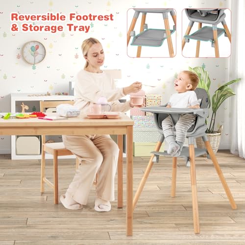 Baby High Chair (Dark Gray)