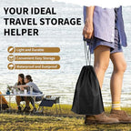 20 Pack Shoe Bags for Travel (Black)