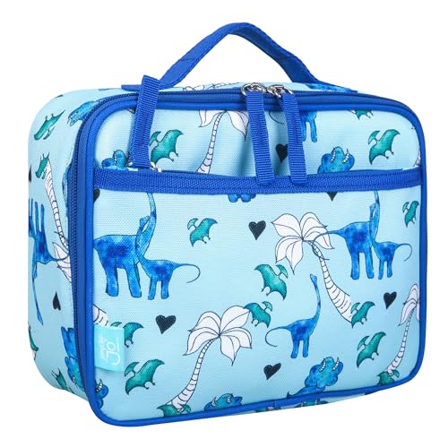 JumpOff Jo Insulated Lunch Box (9.75 x 7 x 3.25 inches / Blue Dino)