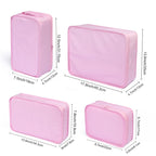 Travel Packing Cubes (Pink)