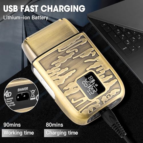 Electric Shavers for Men (Bronze-1)