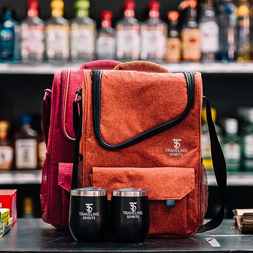 Insulated Wine Carrier (Brown)