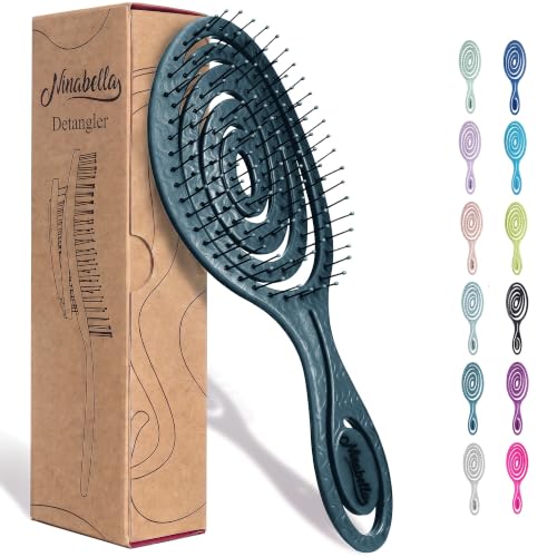 Detangling Hair Brush (Sapphire Blue / Regular)