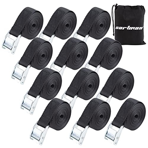 1 in x 12 ft Lashing Straps (12 PK / Black)