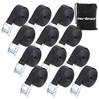 1 in x 12 ft Lashing Straps (12 PK / Black)