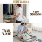 Vacuum Storage Bags with Rechargeable Pump (16 Travel)