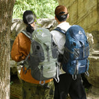 50L Hiking Backpack (50L / Red - No Shoe Compartment)