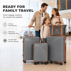 Luggage Sets 5 Piece (Grey / 5 Piece Sets (21/25/29/Db/Tb))