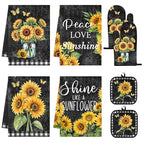 Vintage Sunflower Kitchen Decor Set (Vintage Sunflower)